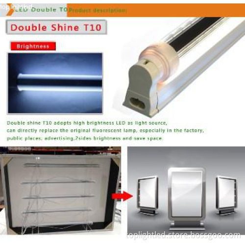 high luminance 20W 3ft double shine LED lamp